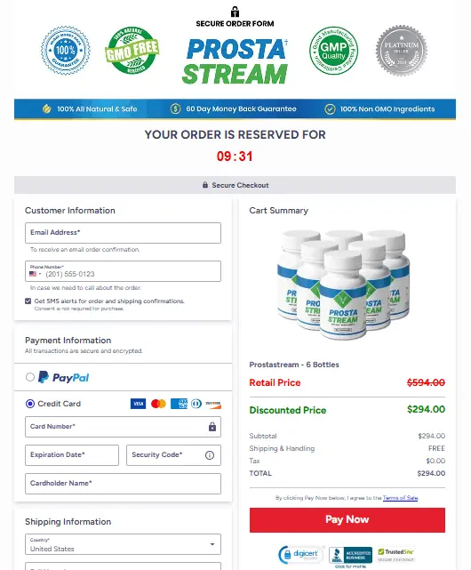 ProstaStream order